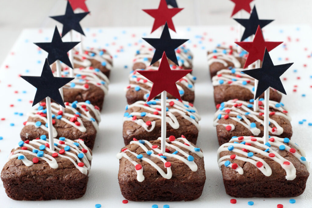 4th of July Brownie Squares