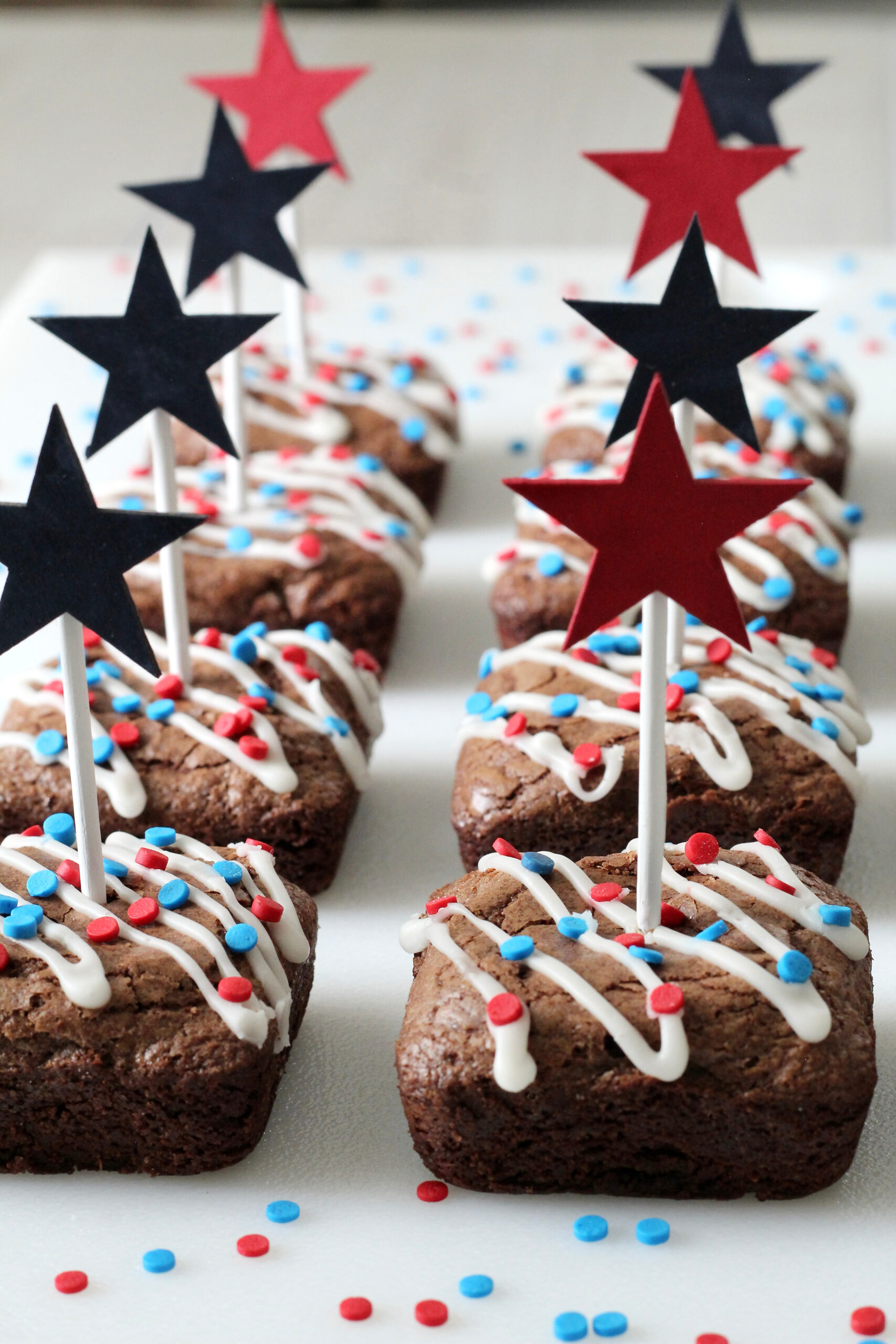 4th of July Brownie Squares