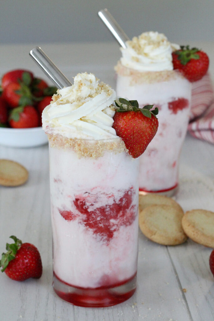 Strawberry Shortcake Dirty Soda Float