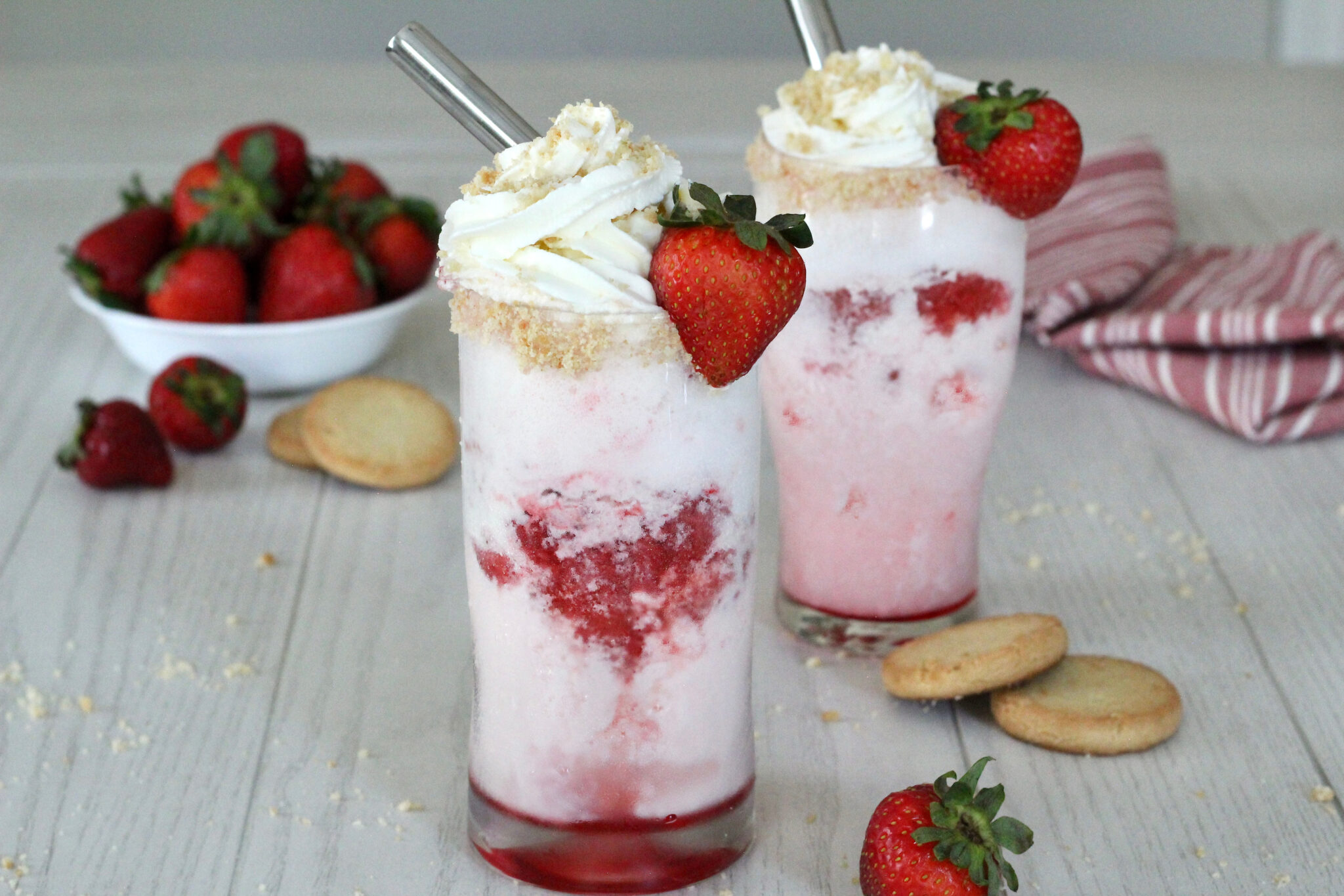 Strawberry Shortcake Dirty Soda Float