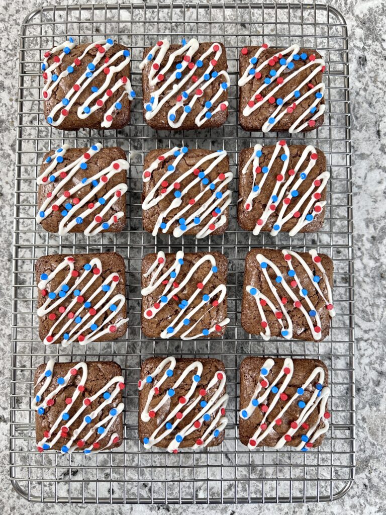 4th of July Brownie Squares