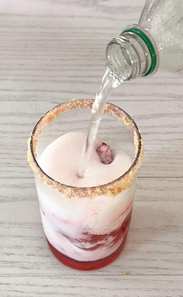 Strawberry Shortcake Dirty Soda Float