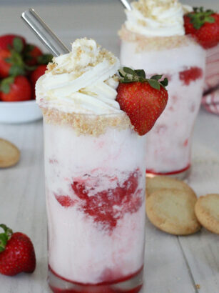 Strawberry Shortcake Dirty Soda Float