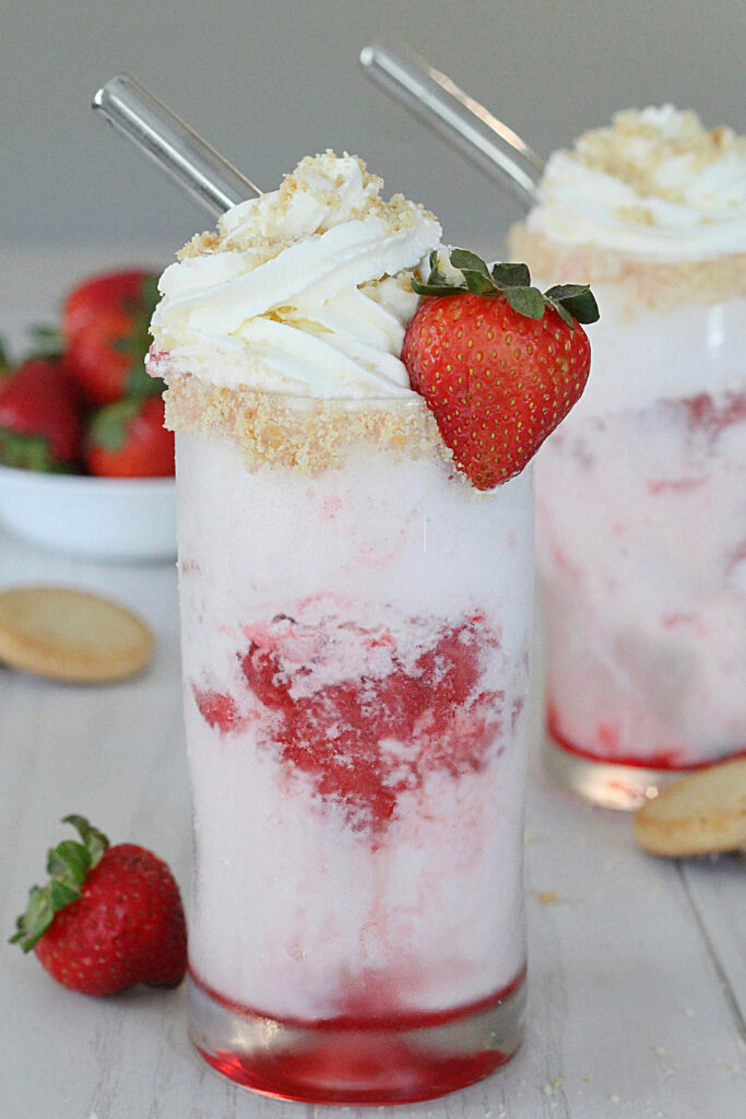 Strawberry Shortcake Dirty Soda Float