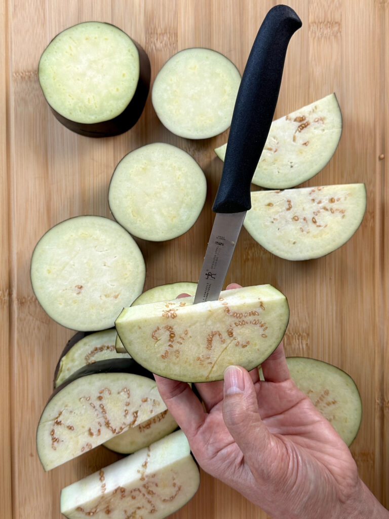Cheese Stuffed Fried Eggplant