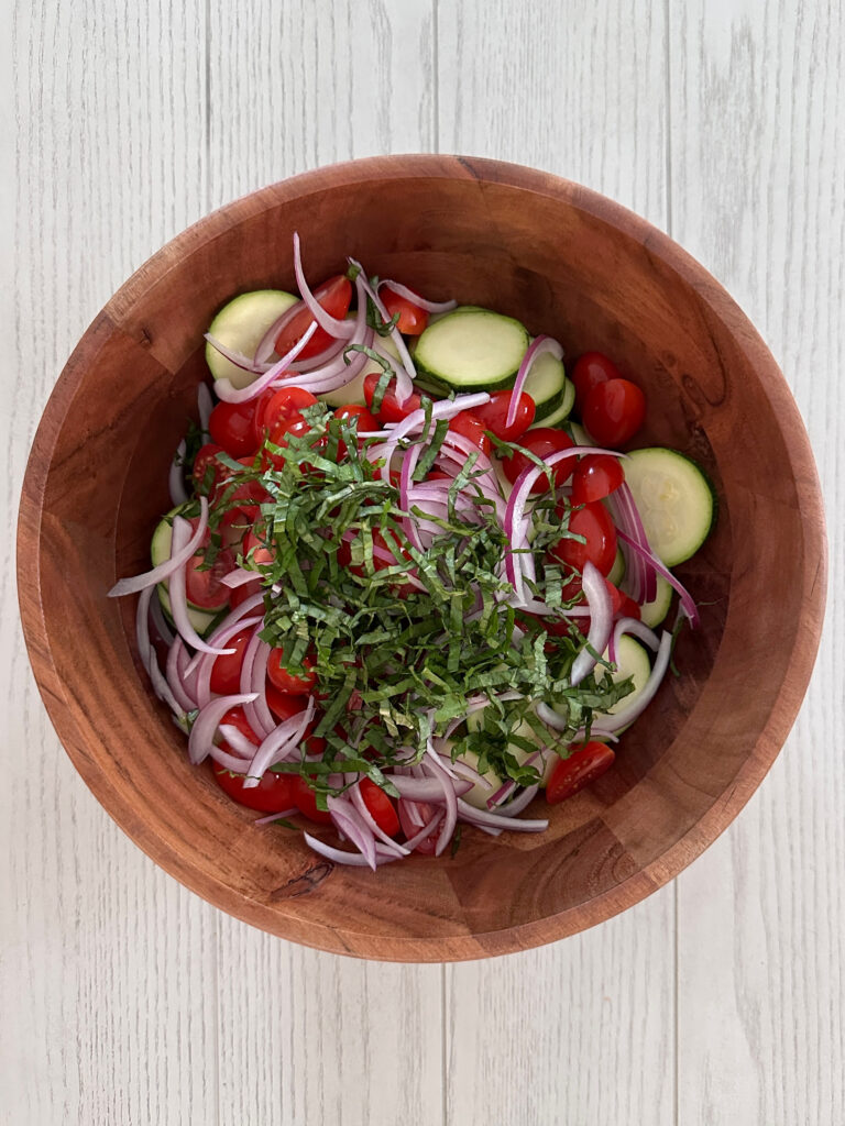 Italian Zucchini Tomato Salad