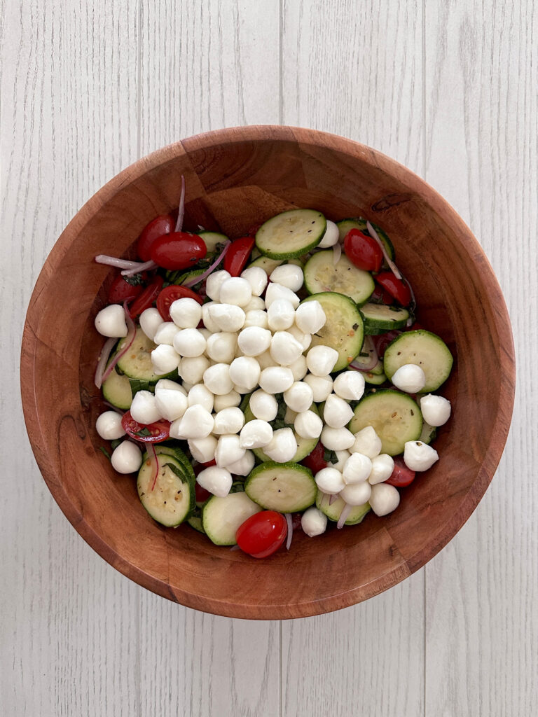 Italian Zucchini Tomato Salad