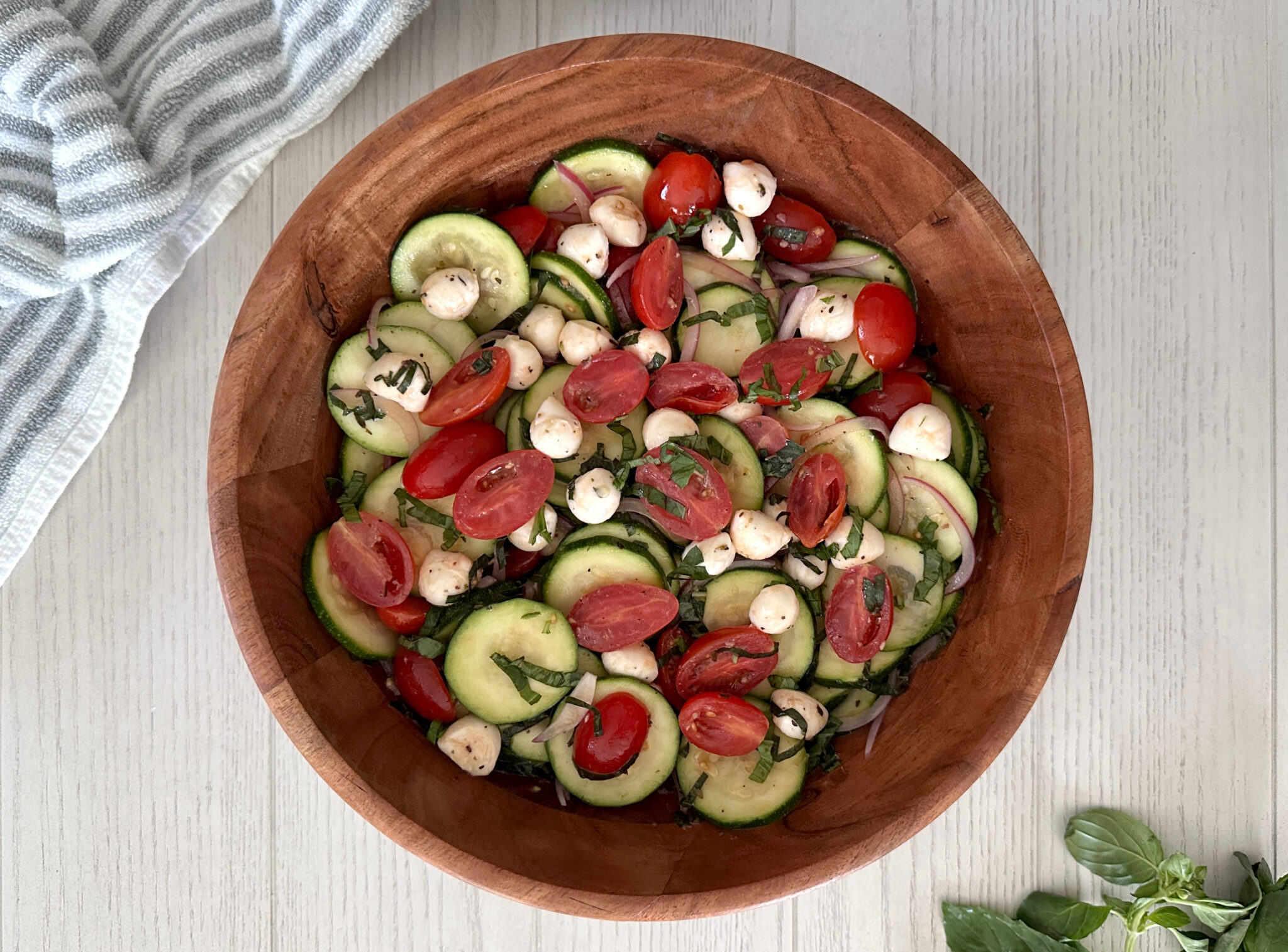 Italian Zucchini Tomato Salad