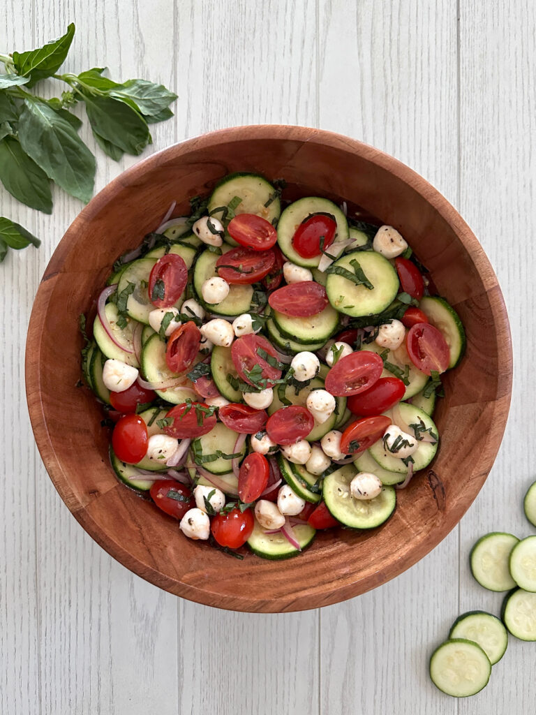 Italian Zucchini Tomato Salad