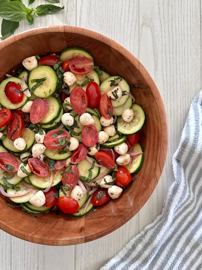 Italian Zucchini Tomato Salad