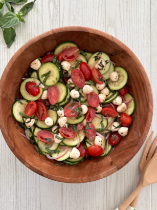 Italian Zucchini Tomato Salad