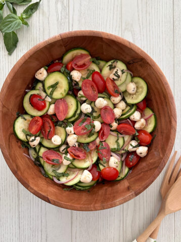 Italian Zucchini Tomato Salad