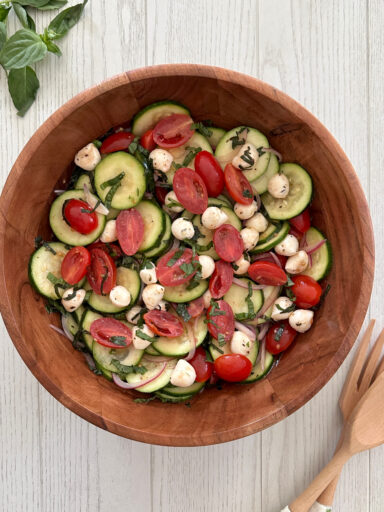 Italian Zucchini Tomato Salad