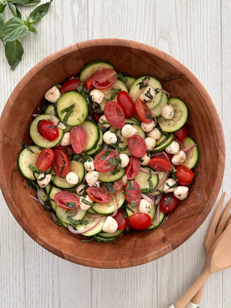 Italian Zucchini Tomato Salad
