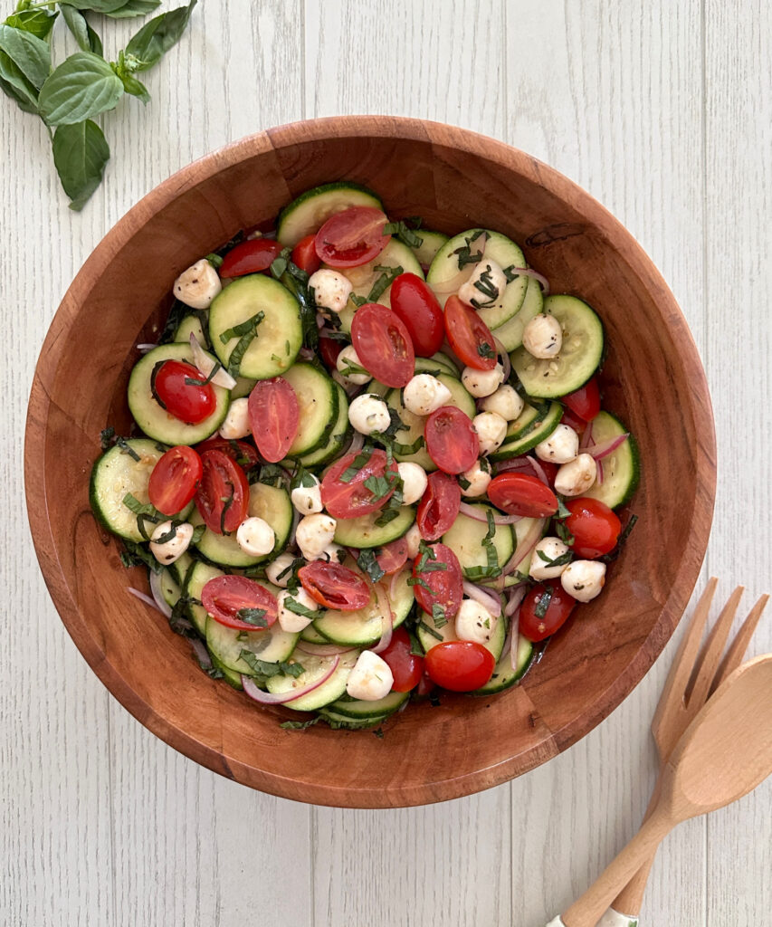 Italian Zucchini Tomato Salad