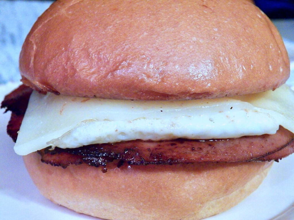 Fried Bologna Sandwich