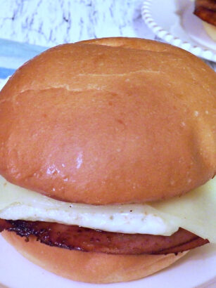 Fried Bologna Sandwich