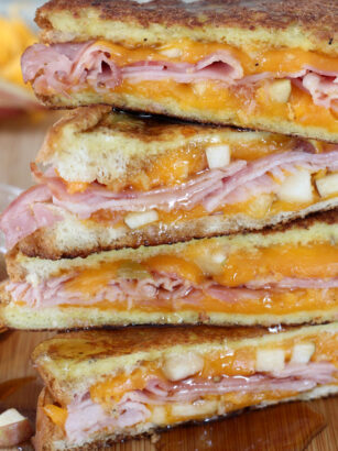 Ham Apple Monte Grilled Cheese