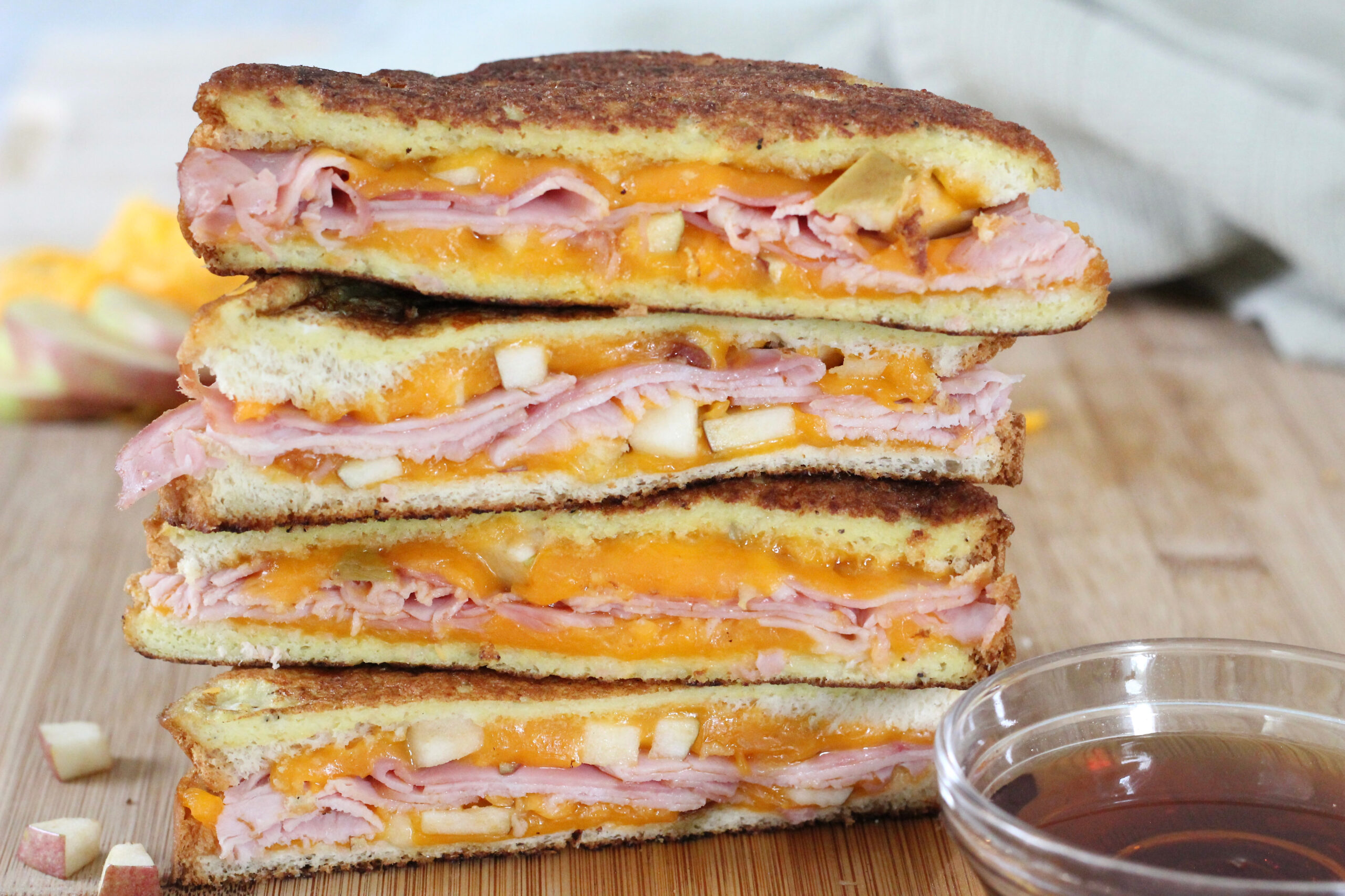Ham Apple Monte Grilled Cheese