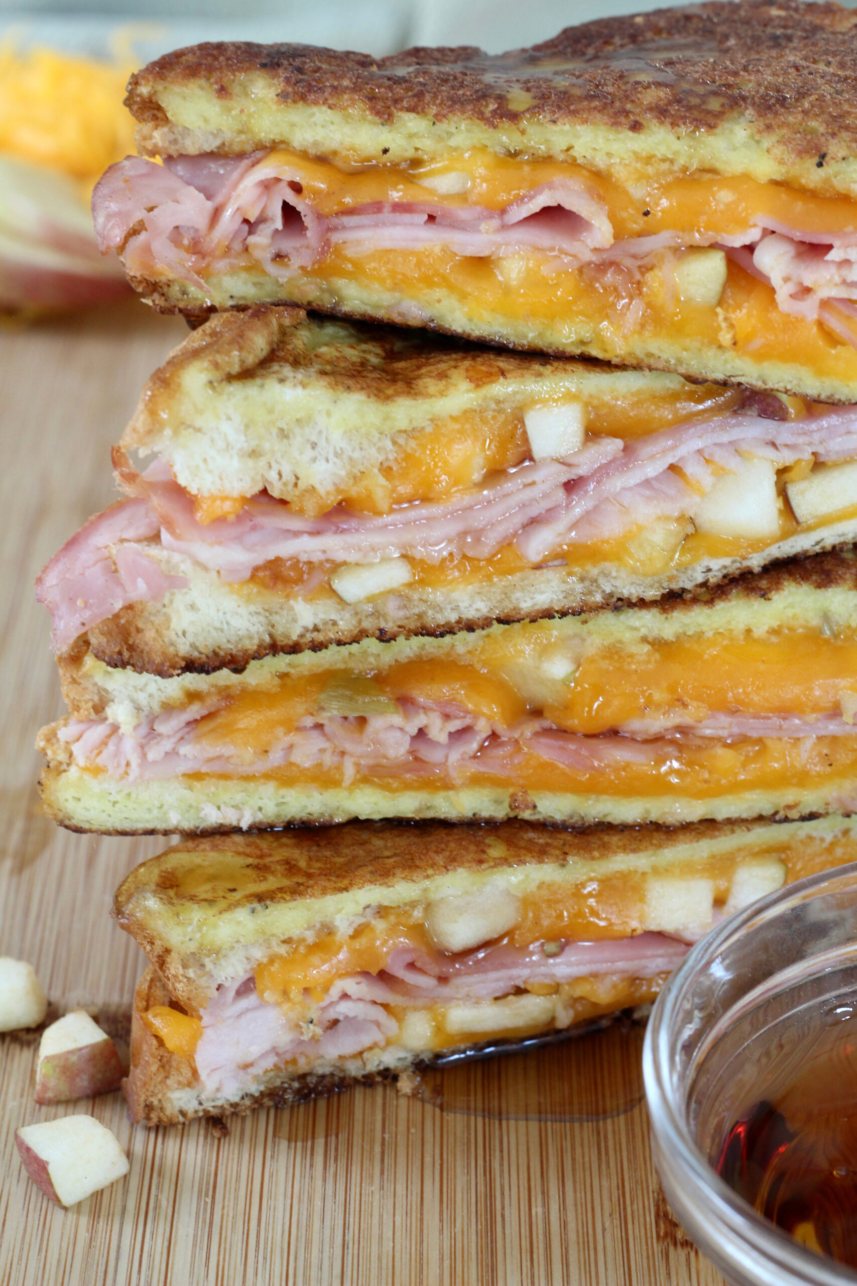 Ham Apple Monte Grilled Cheese